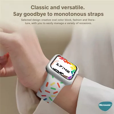 Microsonic Apple Watch SE 3 40mm Kordon Harmony Edition Siyah