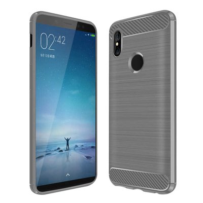 Microsonic Xiaomi Mi Max 3 Kılıf Room Silikon Gri