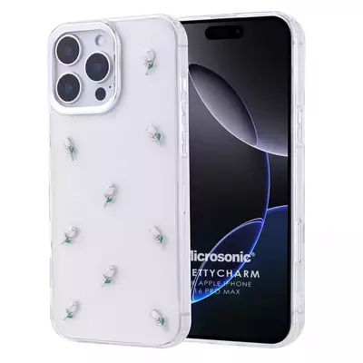 Microsonic Apple iPhone 16 Pro Max Kılıf PrettyCharm Tulip