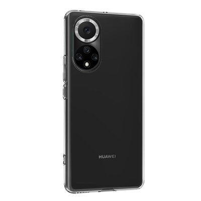 Microsonic Huawei Nova 9 Kılıf Transparent Soft Beyaz