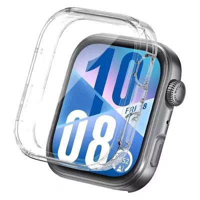 Microsonic Huawei Watch Fit 4 Kılıf 360 Full Round Soft Silicone Şeffaf