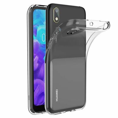 Microsonic Huawei Y5 2019 Kılıf Transparent Soft Beyaz