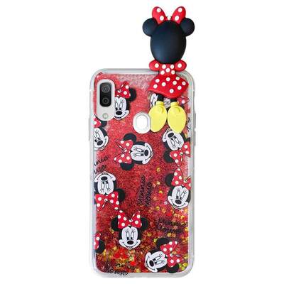 Microsonic Samsung Galaxy A20 Kılıf Cute Cartoon Minnie Mouse