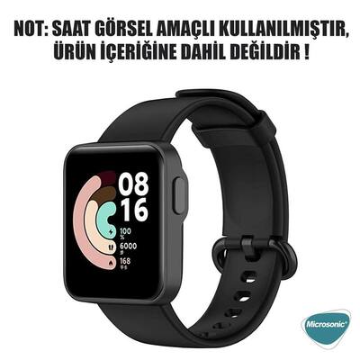 Microsonic Xiaomi Redmi Watch Kordon Silicone Sport Band Beyaz