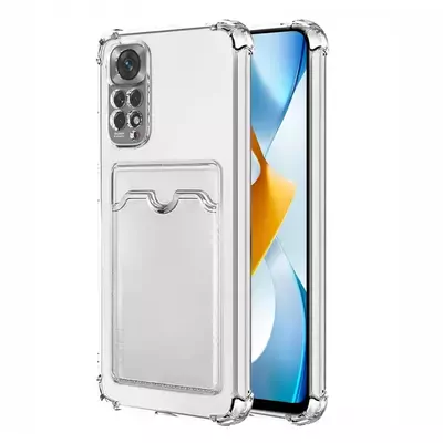 Microsonic Xiaomi Redmi Note 11 Pro 5G Card Slot Shock Kılıf Şeffaf