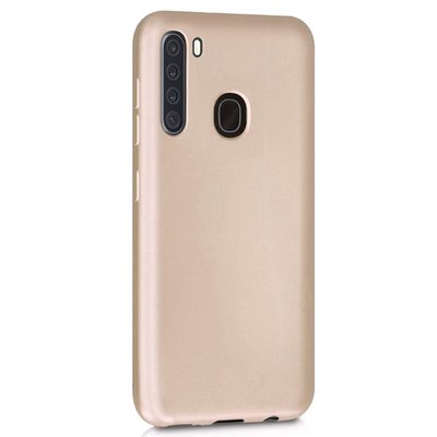 CaseUp Samsung Galaxy A21 Kılıf Matte Surface Gold