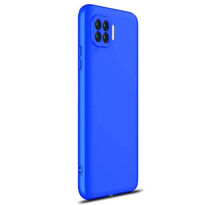 Microsonic Oppo Reno 4 Lite Kılıf Double Dip 360 Protective AYS Mavi