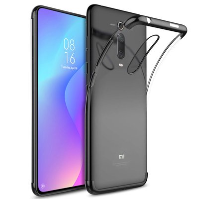 Microsonic Xiaomi Redmi K20 Kılıf Skyfall Transparent Clear Siyah