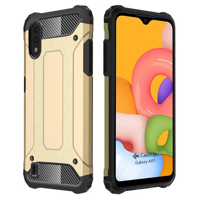 CaseUp Samsung Galaxy A01 Kılıf Tank Gold