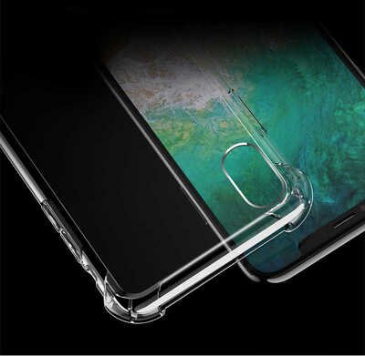 Microsonic Apple iPhone XS Kılıf Anti Shock Silikon Şeffaf