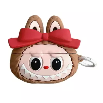 Microsonic AirPods Pro 2.Nesil Kılıf Cartoon Figürlü Silikon Crtn-Fgr-Lbu
