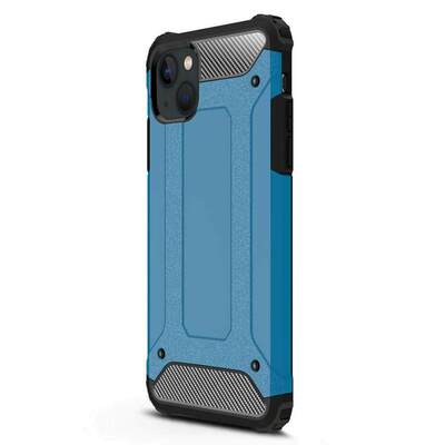 Microsonic Apple iPhone 13 Kılıf Rugged Armor Mavi