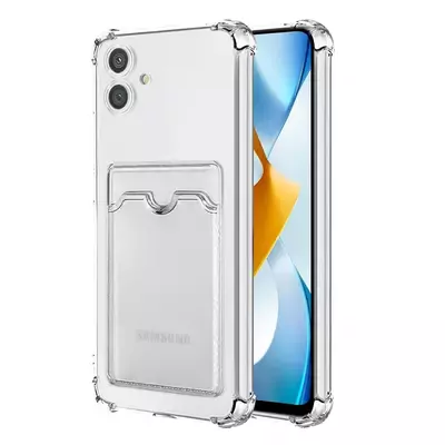 Microsonic Samsung Galaxy A05 Card Slot Shock Kılıf Şeffaf