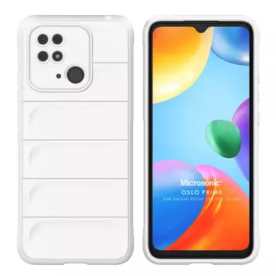 Microsonic Xiaomi Poco C40 Kılıf Oslo Prime Beyaz