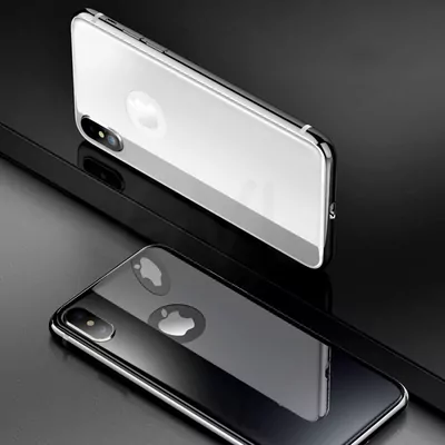 Microsonic Apple iPhone XR Arka Tam Kaplayan Temperli Cam Koruyucu Siyah