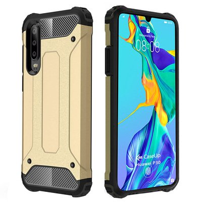 CaseUp Huawei P30 Kılıf Tank Gold