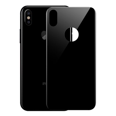 Microsonic Apple iPhone XS Arka Koruyucu Kavisli Kırılmaz Film Siyah