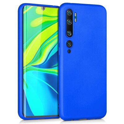 Microsonic Xiaomi Mi Note 10 Pro Kılıf Matte Silicone Mavi