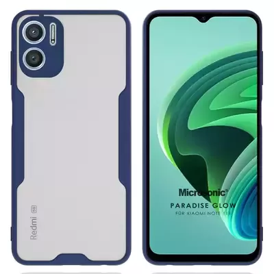 Microsonic Xiaomi Redmi Note 11E Kılıf Paradise Glow Lacivert