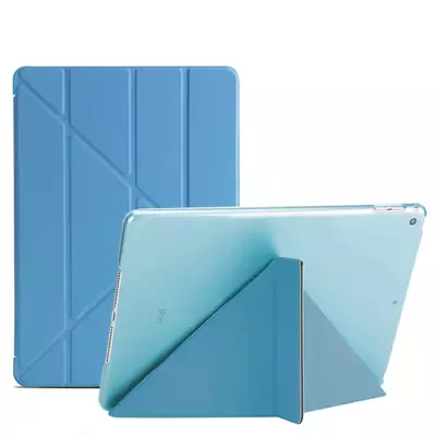 Microsonic Apple iPad Air 3 10.5'' 2019 (A2152-A2123-A2153-A2154) Folding Origami Design Kılıf Turkuaz