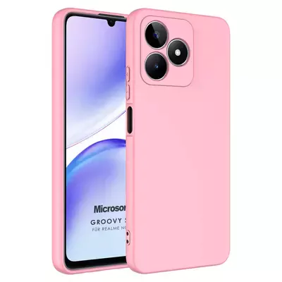 Microsonic Realme Note 50 Kılıf Groovy Soft Pembe