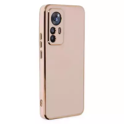 Microsonic Xiaomi Mi 12T Pro Kılıf Olive Plated Pembe