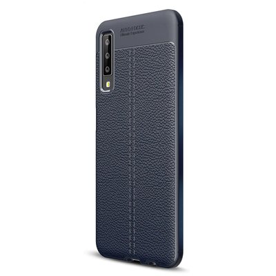 CaseUp Samsung Galaxy A7 2018 Kılıf Niss Silikon Lacivert