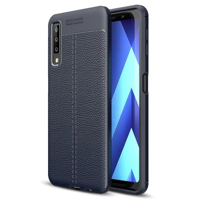 CaseUp Samsung Galaxy A7 2018 Kılıf Niss Silikon Lacivert