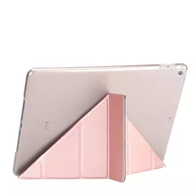 Microsonic Apple iPad Air 3 10.5'' 2019 (A2152-A2123-A2153-A2154) Folding Origami Design Kılıf Rose Gold