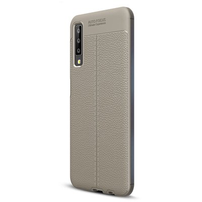 CaseUp Samsung Galaxy A7 2018 Kılıf Niss Silikon Gri