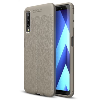 CaseUp Samsung Galaxy A7 2018 Kılıf Niss Silikon Gri