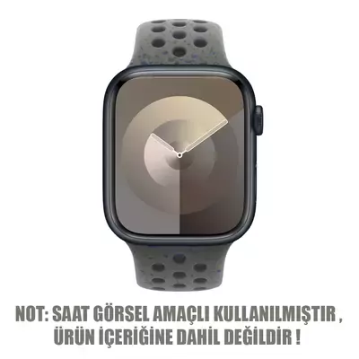 Microsonic Apple Watch Series 6 44mm Kordon Flame Sport Band Yeşil