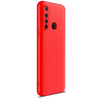 Microsonic Realme 6i Kılıf Double Dip 360 Protective AYS Kırmızı