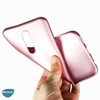 Microsonic Casper Via P3 Kılıf Matte Silicone Rose Gold