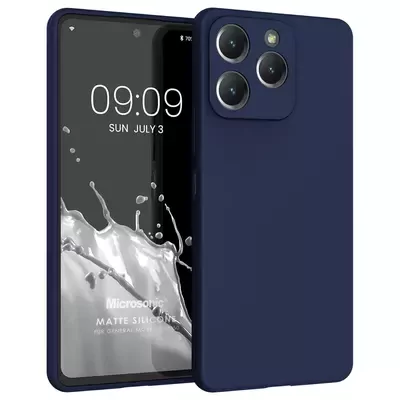 Microsonic Matte Silicone General Mobile Era 50 Kılıf Lacivert