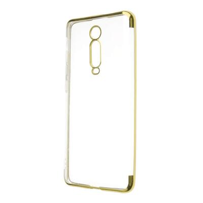 Microsonic Xiaomi Mi 9T Kılıf Skyfall Transparent Clear Gold