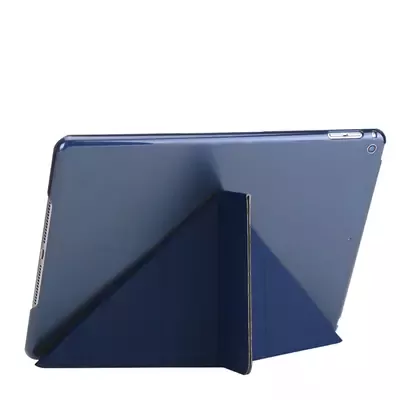 Microsonic Apple iPad Air 3 10.5'' 2019 (A2152-A2123-A2153-A2154) Folding Origami Design Kılıf Lacivert