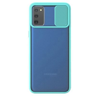 Microsonic Samsung Galaxy A02s Kılıf Slide Camera Lens Protection Turkuaz