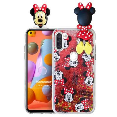 Microsonic Samsung Galaxy A11 Kılıf Cute Cartoon Minnie Mouse