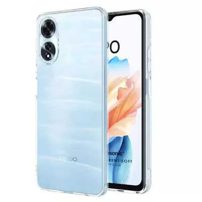 Microsonic Oppo A38 Kılıf Transparent Soft Şeffaf