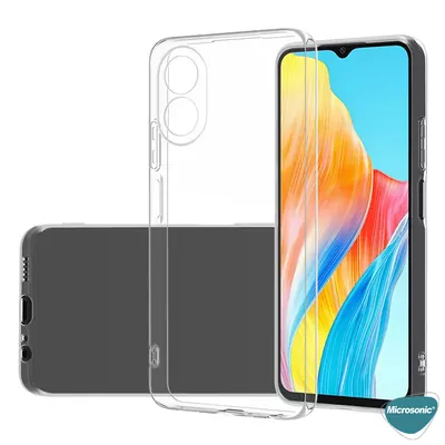 Microsonic Oppo A38 Kılıf Transparent Soft Şeffaf