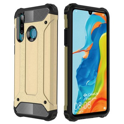 CaseUp Huawei P30 Lite Kılıf Tank Gold