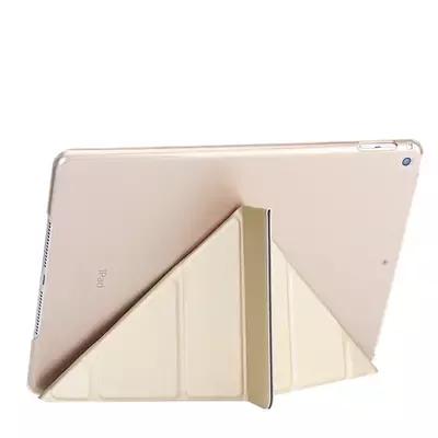 Microsonic Apple iPad Air 3 10.5'' 2019 (A2152-A2123-A2153-A2154) Folding Origami Design Kılıf Gold