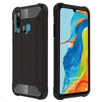 CaseUp Huawei P30 Lite Kılıf Tank Siyah