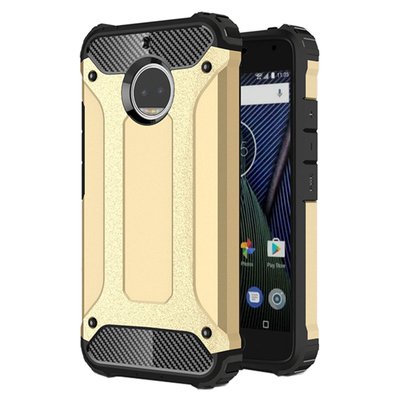 Microsonic Motorola Moto G5S Plus Kılıf Rugged Armor Gold