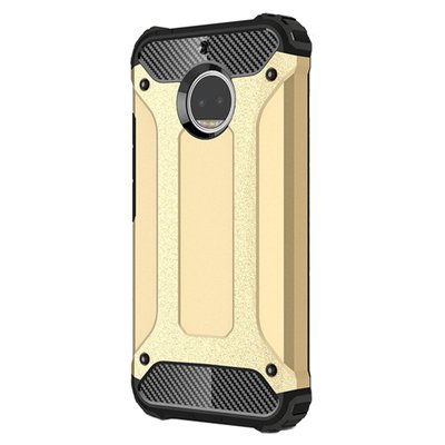 Microsonic Motorola Moto G5S Plus Kılıf Rugged Armor Gold