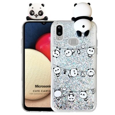 Microsonic Samsung Galaxy A10s Kılıf Cute Cartoon Panda