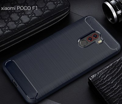 Microsonic Xiaomi Pocophone F1 Kılıf Room Silikon Lacivert