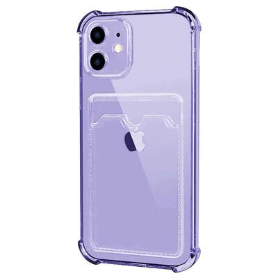 Microsonic Apple iPhone 11 Card Slot Shock Kılıf Lila