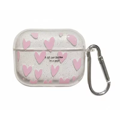 Microsonic Airpods Pro 3 Kılıf Figure Series RosyHeart Şeffaf